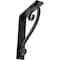 Ekena Millwork Edwards Wrought Iron Bracket, (Triple center brace), Antiqued Pewter 2"W x 7 1/2"D x 10"H BKTM02X07X10TEDAPW - alternate 1